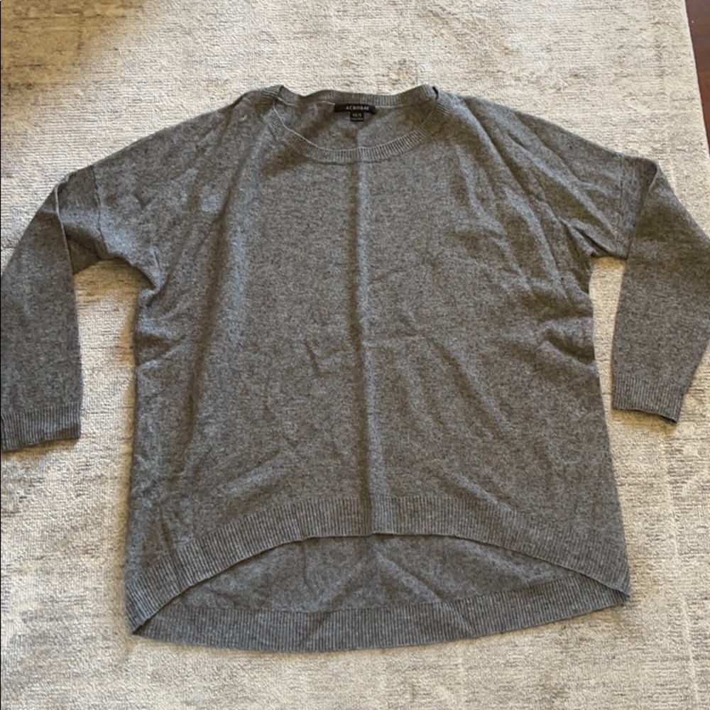 Gray sweater